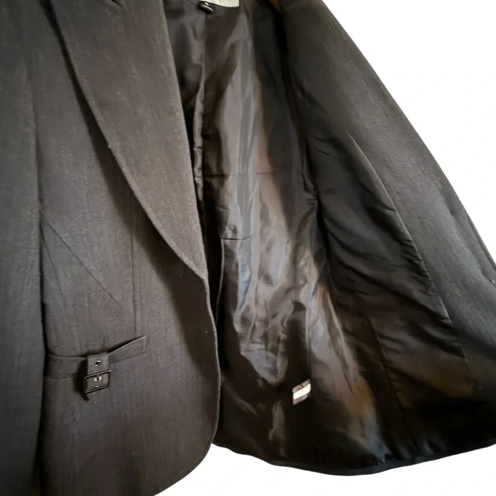 Tahari Arthur S. Levine Gray Blazer Jacket – Classic Tailored Workwear Women’s 2 - Picture 5 of 14